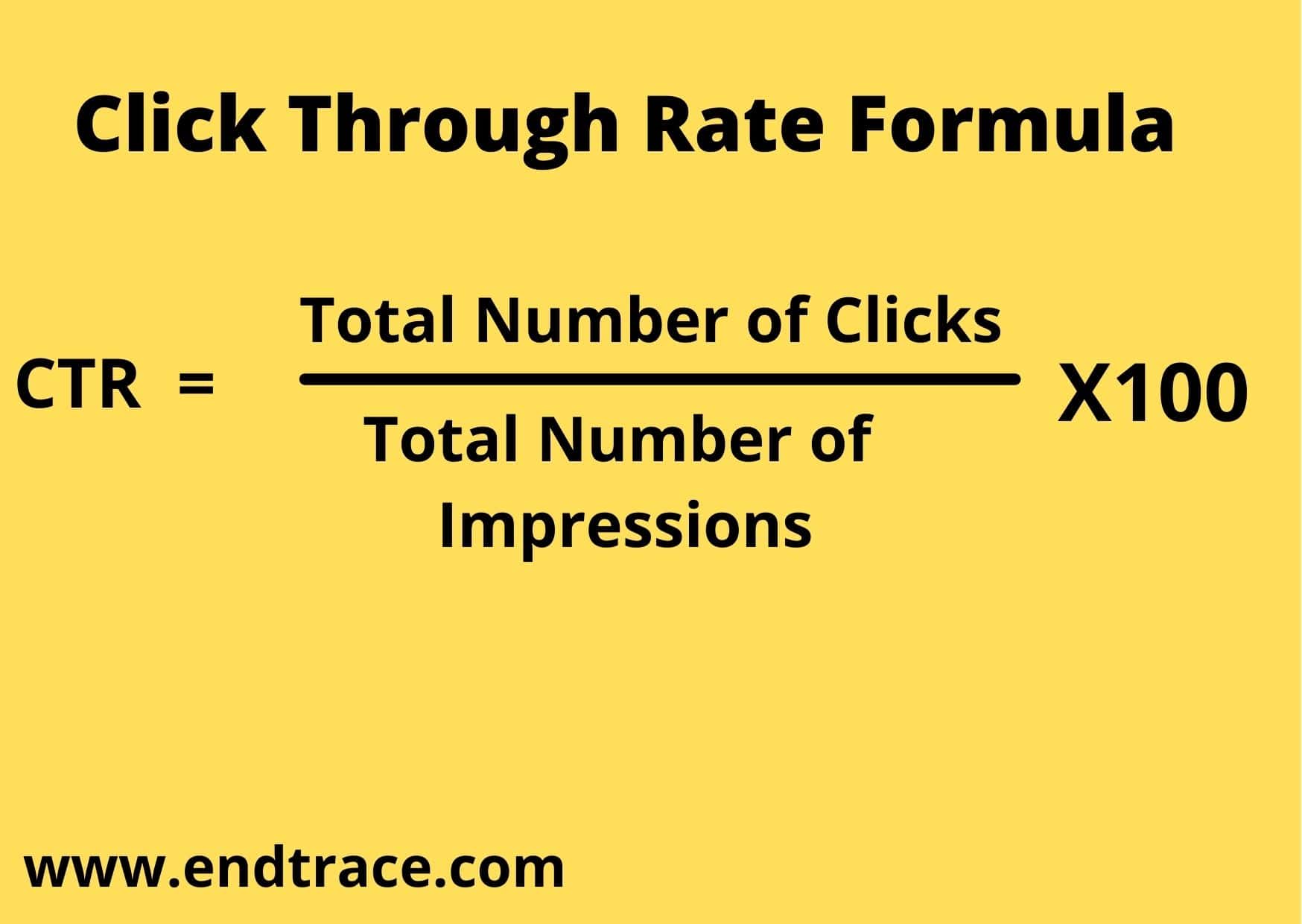 How to Calculate CTR Formula - endtrace