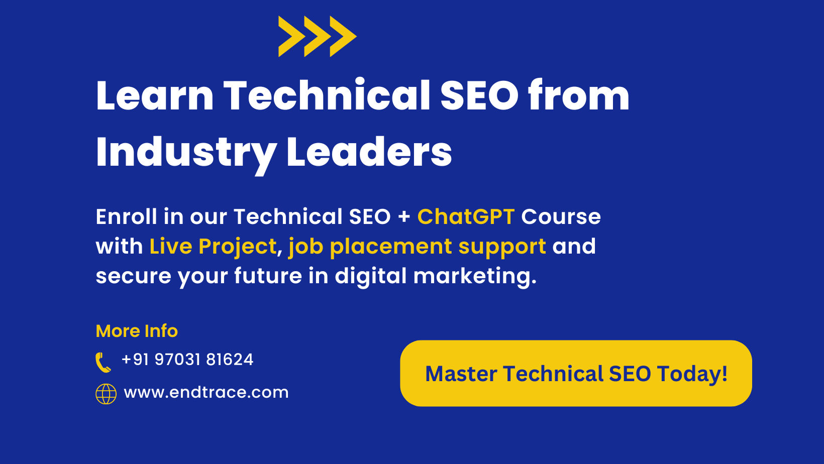 Best Technical SEO Course Training with Live Project